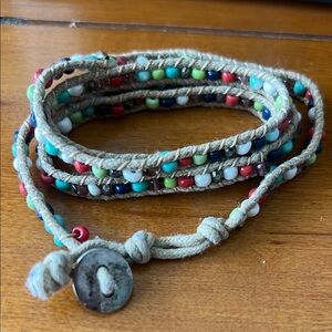 Multicolor Beaded Wrap Bracelet